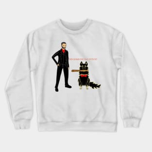 negan and dog Crewneck Sweatshirt